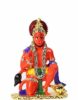 28237 Lord Hanuman Car Dashboard God Idol (Orange)