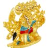 5 Faced Panchmukhi Hanuman Idol Metal Statue for Home Decor, Car Dashboard, Mandir Pooja, Temple, Office Table Showpiece