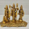 Metal Lord Ram Darbar Idol Showpiece - Hindu Religious Idol for Puja and Diwali Decoration