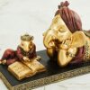 Lord Ganesha Idol with Mouse for Home Decor Ganesha Statue for Decoration and Gift