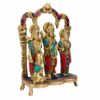 Brass Ram Darbar in Multicolor Height 11 Inch