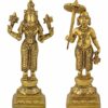 Brass Dashavatara Dasavatharam of Lord Vishnu Statues Ten Incarnations Avatars Idol Murti for Mandir Puja Temple -Height 6 Inch