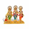 3D Ram Darbar Idol Multi Color Metal Statue for Home Mandir Office Table Decor Car Dashboard Showpiece