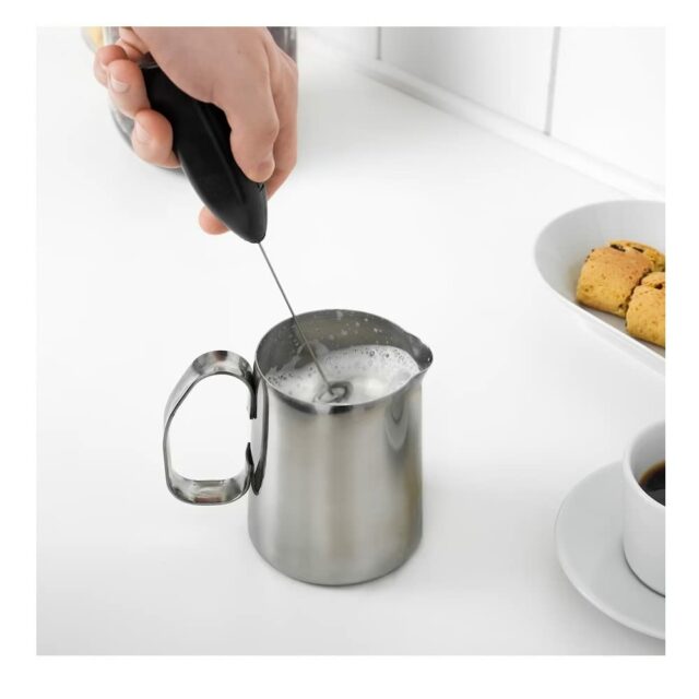 TSSP Milk-frother, Black (Length: 20 cm)