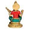 Goddess Saraswati Murti Saraswati Idol Brass Statue for Home Entrance Good Luck Vastu Decoration Showpiece and Gift Height 6.5 inches