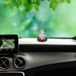 Silver Plated Lord Ganesha Statue for Car Dashboard, Ganpati Idol, Ekdant Murti for Home Decoration, Office, Mandir, Puja, Spiritual Gift