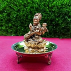 Copper SARASWATHI Idol - Image 4