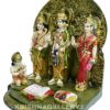 Antique Ram Darbar Murti Statue Idol for Pooja Room Home Temple 26 cm