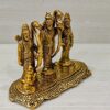 Brass Ram Darbar Idol Lord Rama Laxman and Sita Statue for Temple Ram Darbar Murti for Pooja