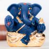 Ganesha Idol Decoration Items for Home Decor | Diwali Gifts/Ganesh Chaturthi/Car Dash Board/Laxmi Ganesh Murti/Ganpati Statue Showpiece - ARK153