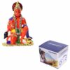 28237 Lord Hanuman Car Dashboard God Idol (Orange)
