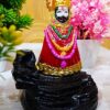 Lord Shree Khatu Shyam ji Smoke Fountain Idol/Khatu Shyam Murti for Pooja & Decoration, Gifts/Handicraft Resin-Marble Statue - Traditional or Religious Sculpture, Showpiece