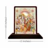 Wooden Idol - Glossy Finish, Size 5x4 in, Murti for Home Puja, Statue for Home Decor