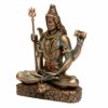 6 Inch Multi-Color Resin Showpiece with 4 Arms and Triple Mala