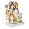 Shiv Parivar Marble Idols Statues for Pooja Room