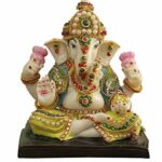 Ganesha Idol Statue Figurine - Diwali Decoration for Home Decor Mandir Living Room Pooja Room Office Table