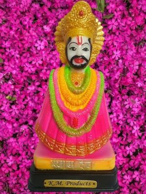 Resin Khatu Shyam Ji Statue | Shyam Baba Krishna Statue Idol Pooja Room Home Temple khatu Shyam ji Murti 8.5" Inch
