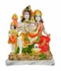 Mrable Dust Lord Shiv Parivar Family Murti Statue Shiva Parivar Idol for Home Pooja Temple Office Decor Idol 11 Inch