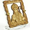 Hanuman Ji Idol with Japa Mala, Wood and Acrylic, 3 x 6.5 x 5 cm, Brown