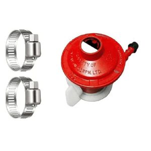 RJ kitchenware Store Gas Regulator Gas Regulator Domestic Kitchen Low Pressure use All clyender Adopter (Consume Low Gas) ISI Marked Suitable Cooking (Single Regulator)