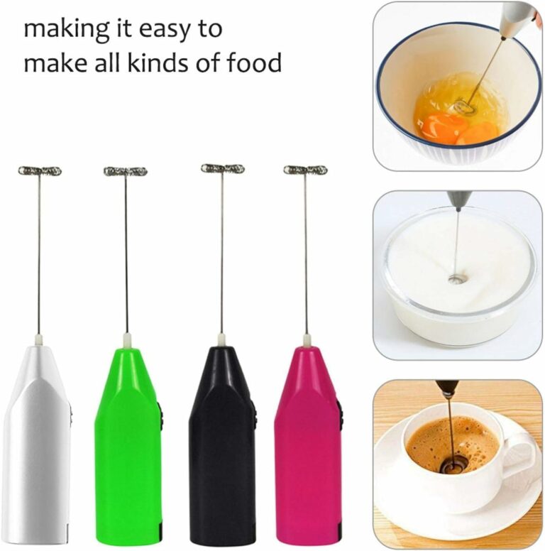 Electric Handheld Milk Wand Mixer Frother for Latte Coffee Hot Milk, Milk Frother for Coffee, Egg Beater, Hand Blender, Coffee Beaterr (Coffee beaterr) (Black)
