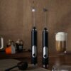 USB Rechargeable Electric Foam Maker - Handheld Milk Frother for Hot Milk, Coffee, Egg Beater