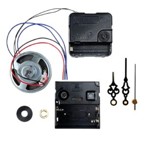 CLUB BOLLYWOOD? Pendulum Clock Movement Mechanism Kits DIY Quartz Clock Accessories|Clocks|hourly time movement, golden pendulum, hour hand, minute hand, second hands, black rubber pad, washer.