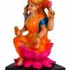 Handcrafted ma Lakshmi murti laxmi Devi Idol Hindu god Statue showpiece Decorative Figurine for Home Decor Gifts House Warming Pooja mandir 18 x 10 x 9 CM