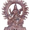 Goddess Saraswati Idol Gun Metal Copper Color by Efinito