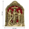 Metal Lord Ram Ji/Ram Darbar Idol Statue Murti For Home And Office Decor (Lord Ram), Gold, Pack of 1