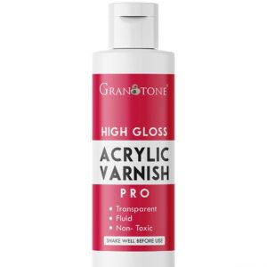 GRANOTONE Acrylic Artist's Varnish Non Yellowing Non Toxic (100 ML HIGH Gloss)