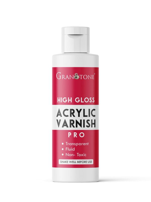 GRANOTONE Acrylic Artist's Varnish Non Yellowing Non Toxic (100 ML HIGH Gloss)