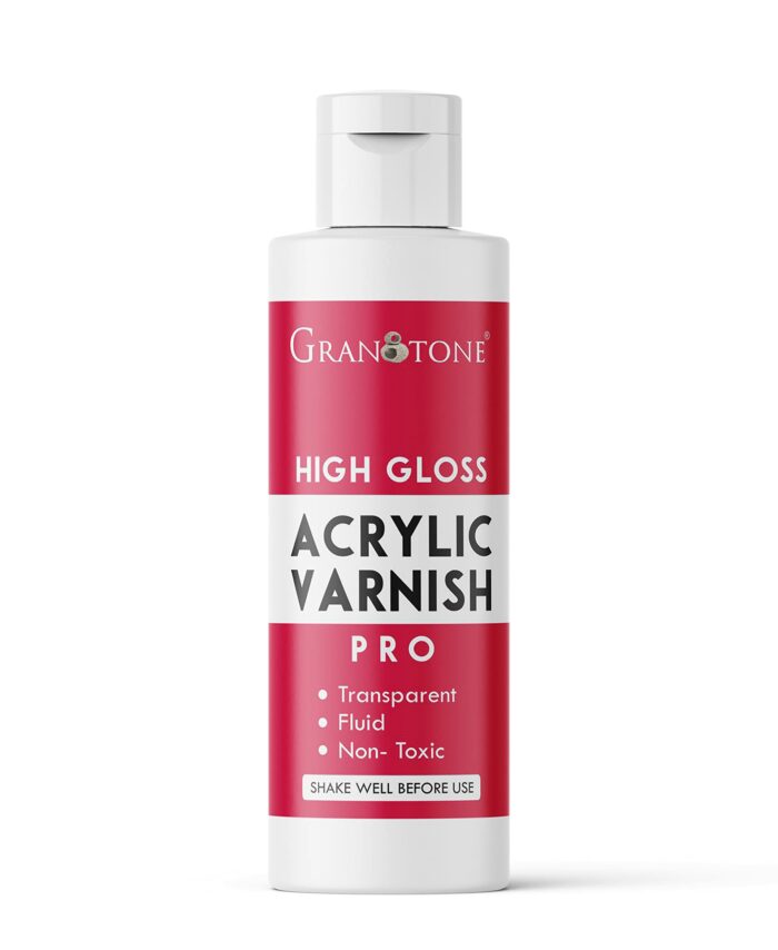 GRANOTONE Acrylic Artist's Varnish Non Yellowing Non Toxic (100 ML HIGH Gloss)