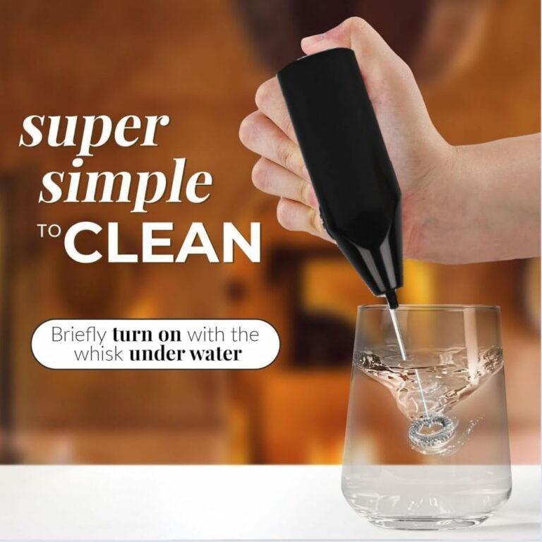 Milk Frother Handheld Whisk Beater Foam Maker for Mocktails Coffee Latte Matcha Foamer Cappuccino Lemonade(Batteries are Not Included) (Multi 1)