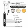 Hand Blender For Coffee 3 in 1 Frother Coffee Maker with 3 Speed Milk Frother for Coffee Frother Electric USB Rechargeable Coffee Beater with 3 Stainless Whisks Head for Latte Hot Chocolate