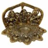 Metal Handmade Ganesh Saraswati Idol Pooja Thali Set for Worship Home Decor