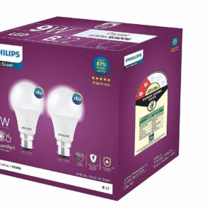 9-Watts Multipack B22 LED Cool Day White LED Bulb, Pack of 2, (Ace Saver)