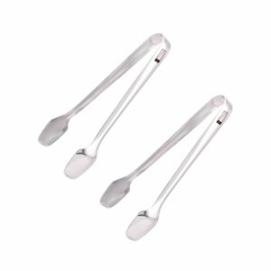 TIARA - Heaven Sugar Tong (Set-2) 1.4mm Thickness Stainless Steel can Also be use for Multipurpose ice Tong, Utility Tong