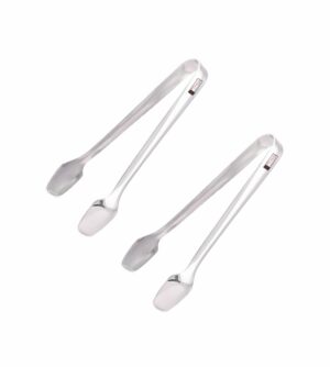TIARA - Heaven Sugar Tong (Set-2) 1.4mm Thickness Stainless Steel can Also be use for Multipurpose ice Tong, Utility Tong