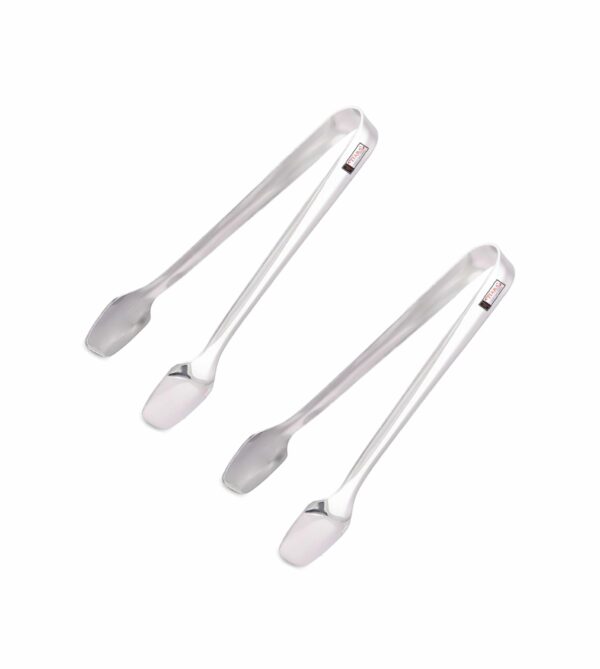 TIARA - Heaven Sugar Tong (Set-2) 1.4mm Thickness Stainless Steel can Also be use for Multipurpose ice Tong, Utility Tong