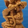 Saraswati Idol/Statue for Home/Pooja Room,Car Dashboard,House Warming Gifting,School Gift/Home Decorative Showpiece 4.5? Handmade Marble