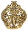Panchmukhi Hanuman Brass Wall Hanging Idol for Home Decor, Standard, Pack of 1