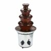 Gurubhai Equipments 4-Tier Chocolate Fondue Fountain Machine, Stainless Steel - 170W, Commercial-Grade Electric Chocolate Fountain for Events, Parties, Buffets, Weddings, and Catering Services