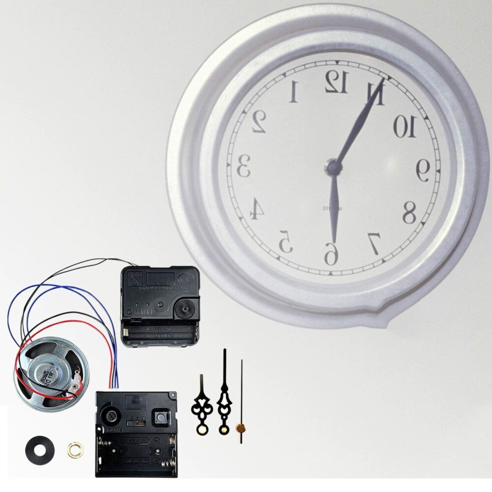 CLUB BOLLYWOOD? Pendulum Clock Movement Mechanism Kits DIY Quartz Clock Accessories|Clocks|hourly time movement, golden pendulum, hour hand, minute hand, second hands, black rubber pad, washer. - Image 3
