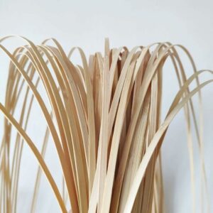 Flat Bamboo Strips,for DIY Craft, Weaving Basket, Chair, Home, Wedding Garden Decoration, Photo Props (8mmx20mtr)