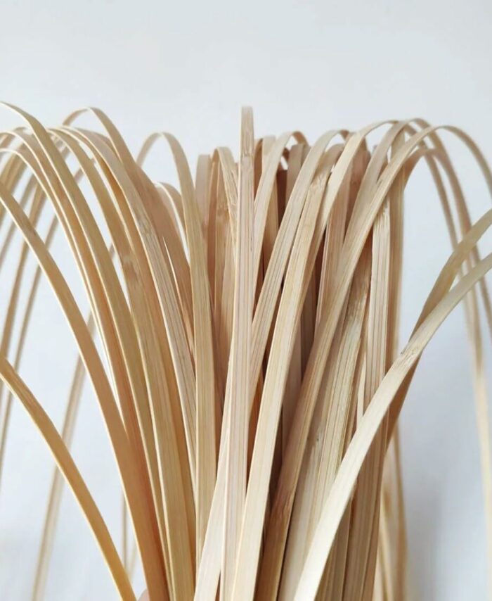 Flat Bamboo Strips,for DIY Craft, Weaving Basket, Chair, Home, Wedding Garden Decoration, Photo Props (8mmx20mtr)