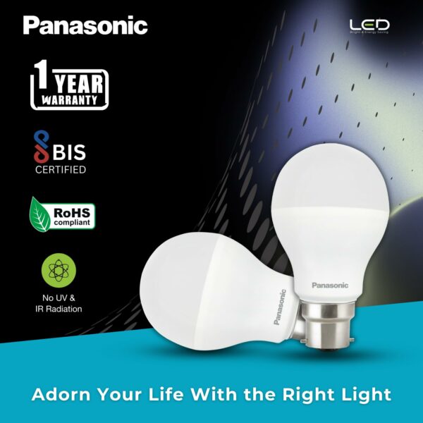 9 Watt LED Bulb, B22 Base 9W Bulb Light For Home, 25000+ BH with 1 Year Warranty, 6500K Cool Day Bulb (Pack of 4) - Image 2