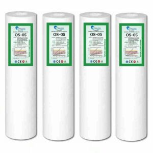 Ocean Star Technologies PP Spun Filter Cartridge | Pre-Filter Outer Candle | 5 Micron | 10 Inch for All Type RO Water Purifier (4)