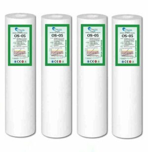 Ocean Star Technologies PP Spun Filter Cartridge | Pre-Filter Outer Candle | 5 Micron | 10 Inch for All Type RO Water Purifier (4)