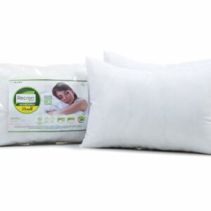 Recron Certified Dream Fibre Pillow (41X61, Fiber;Microfiber, White, Pack Of 2)